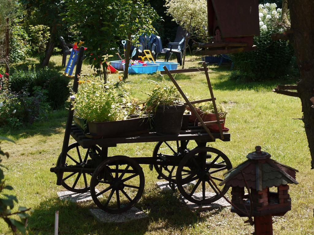 Familien-Ferienwohnung Haustein Konigswalde エクステリア 写真